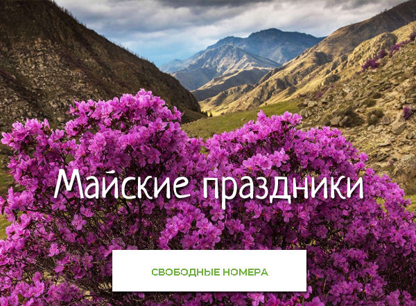 Проверьте наличие свободных номеров на майские праздники!